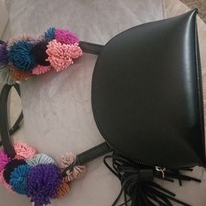 Cutie Cute, black small crossbody designer purse